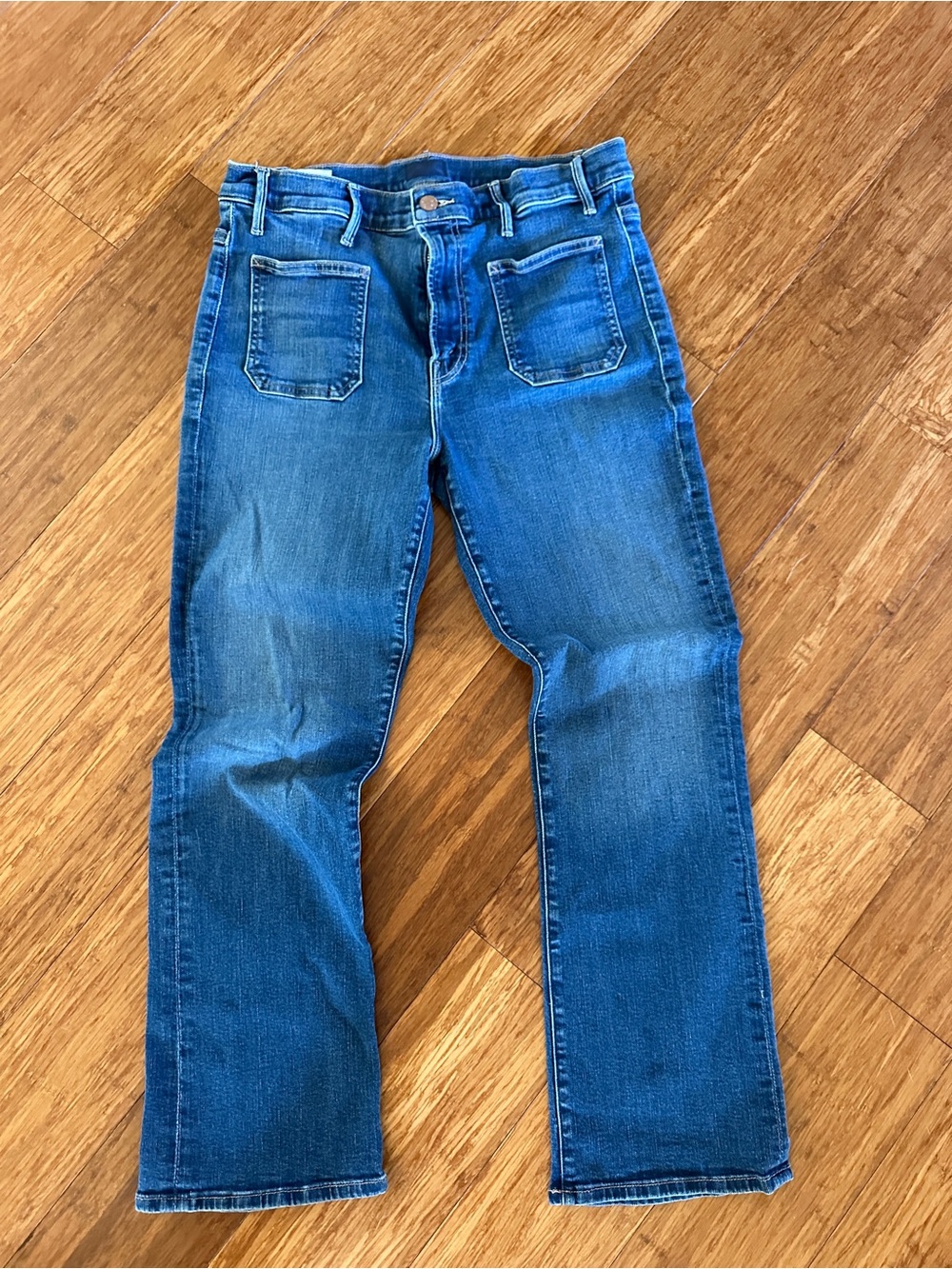 MOTHER Women's Patch pocket insider flood size 32